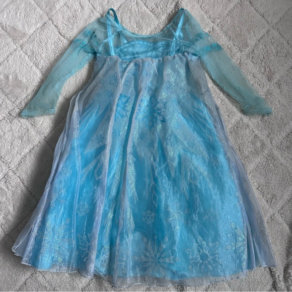 Disney | Frozen "Elsa" Winter Halloween Dress + Light Up Headband | Size 3 - Picture 4 of 16